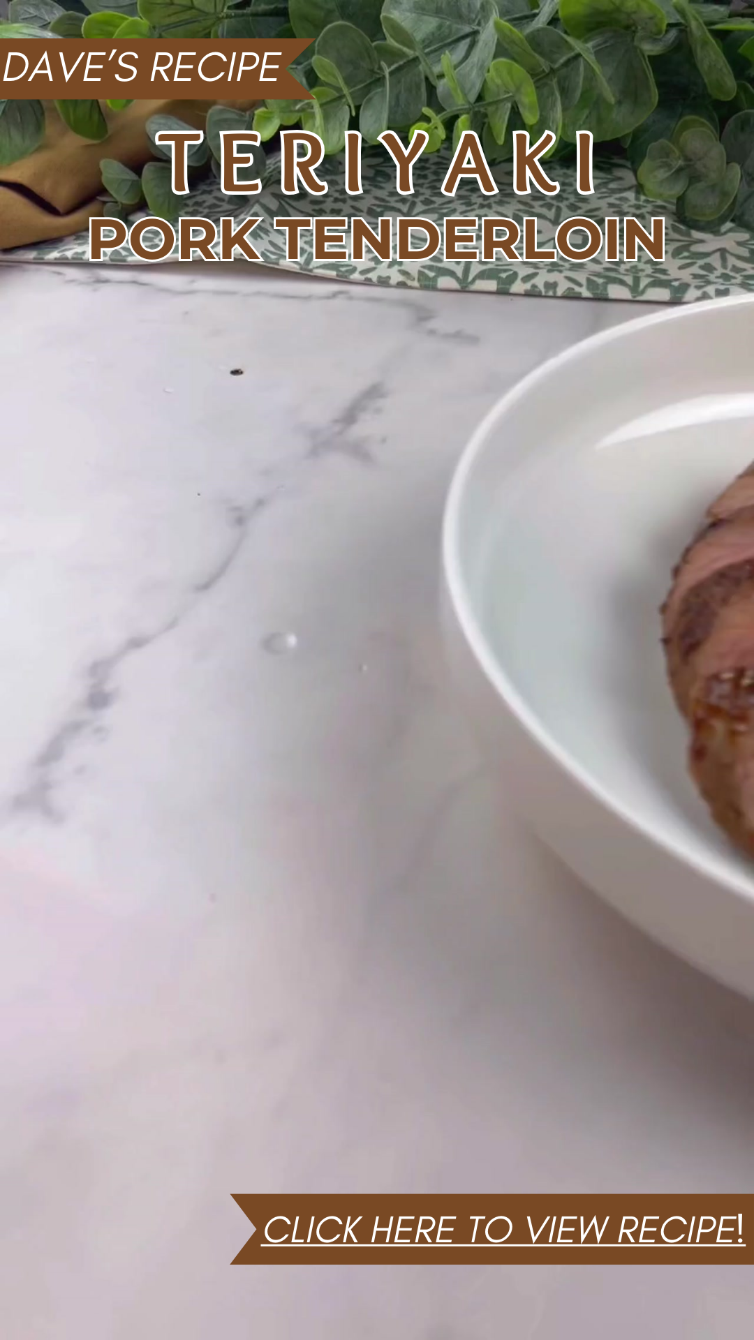 Teriyaki Pork Tenderloin Recipe 